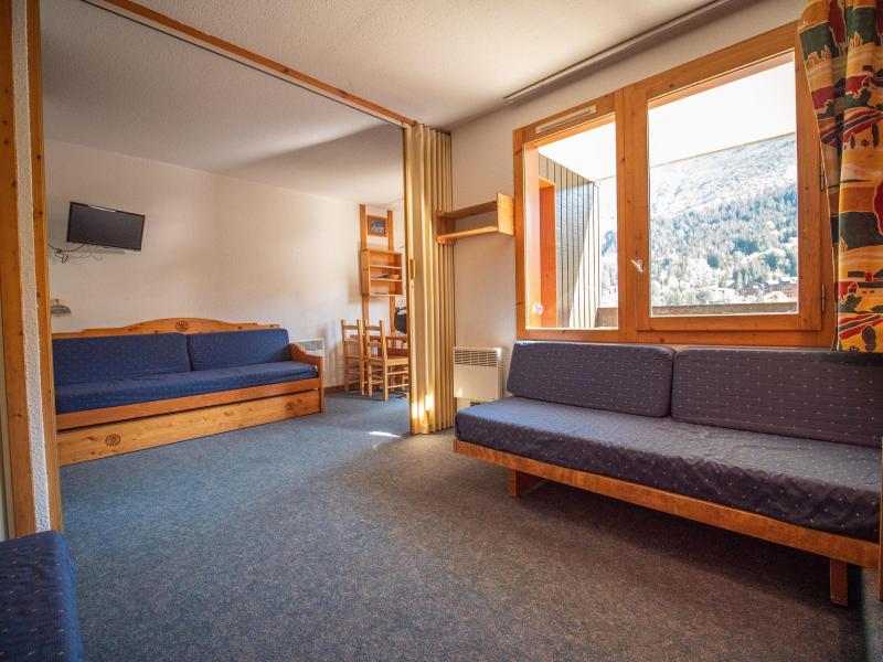 Ski verhuur Studio 4 personen (22) - Résidence la Cachette - Valmorel - Woonkamer