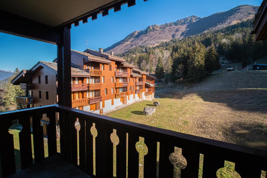 Rent in ski resort 2 room apartment 5 people (046) - Résidence la Lauzière Dessous - Valmorel - Terrace