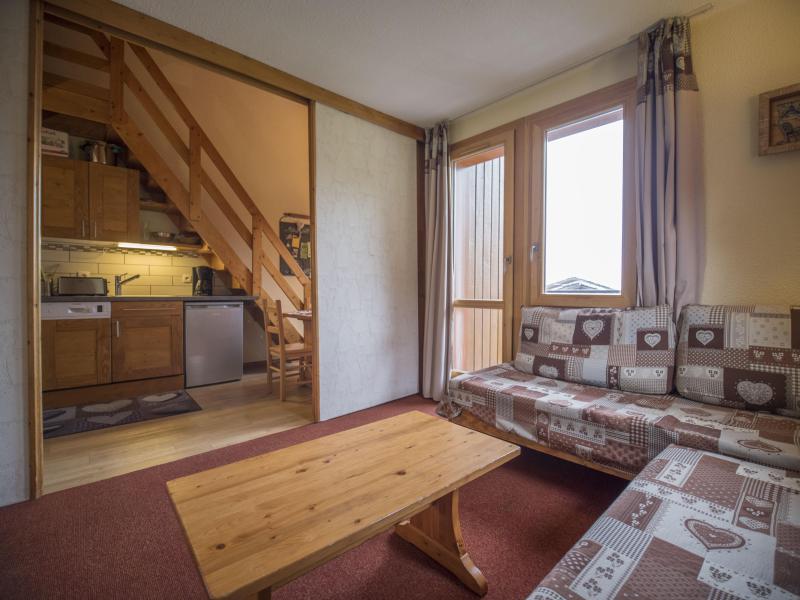 Rent in ski resort 3 room mezzanine apartment 6 people (021) - Résidence la Lauzière Dessus - Valmorel - Living room