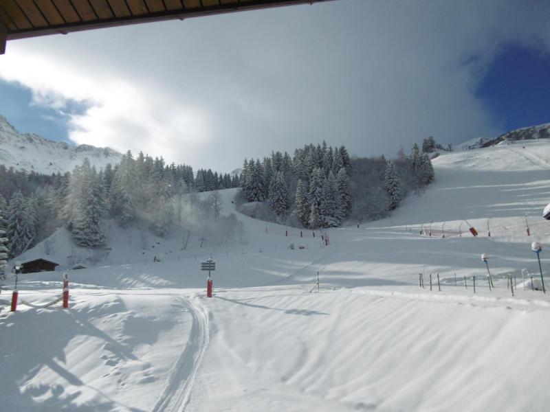 Soggiorno sugli sci Appartamento 2 stanze per 4 persone (015) - Résidence la Roche Combe - Valmorel - Balcone