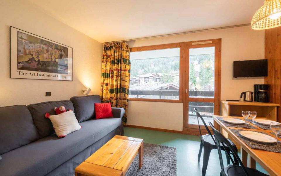 Rent in ski resort 2 room apartment 5 people (G 433) - Résidence La Ruelle - Valmorel - Living room