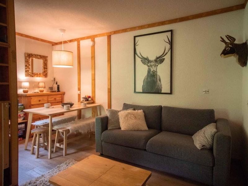 Rent in ski resort Studio 4 people (G486) - Résidence la Sapinière - Valmorel - Living room