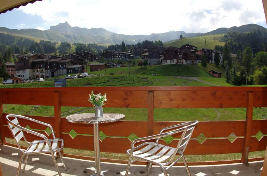 Rent in ski resort 3 room apartment 7 people (GL309) - Résidence la Valériane - Valmorel - Terrace