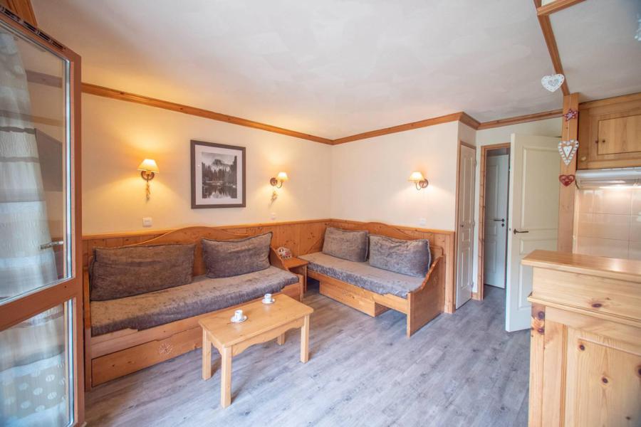 Skiverleih 3-Zimmer-Appartment für 7 Personen (GL309) - Résidence la Valériane - Valmorel - Wohnzimmer