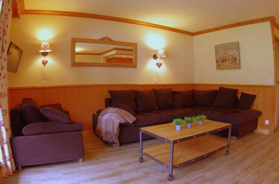 Rent in ski resort 5 room duplex apartment 10 people (GL307) - Résidence la Valériane - Valmorel - Living room