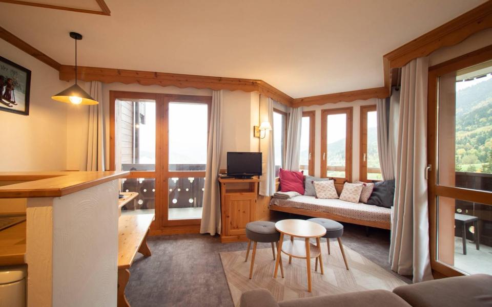 Ski verhuur Appartement 2 kamers 4 personen (G478) - Résidence la Valériane - Valmorel - Woonkamer