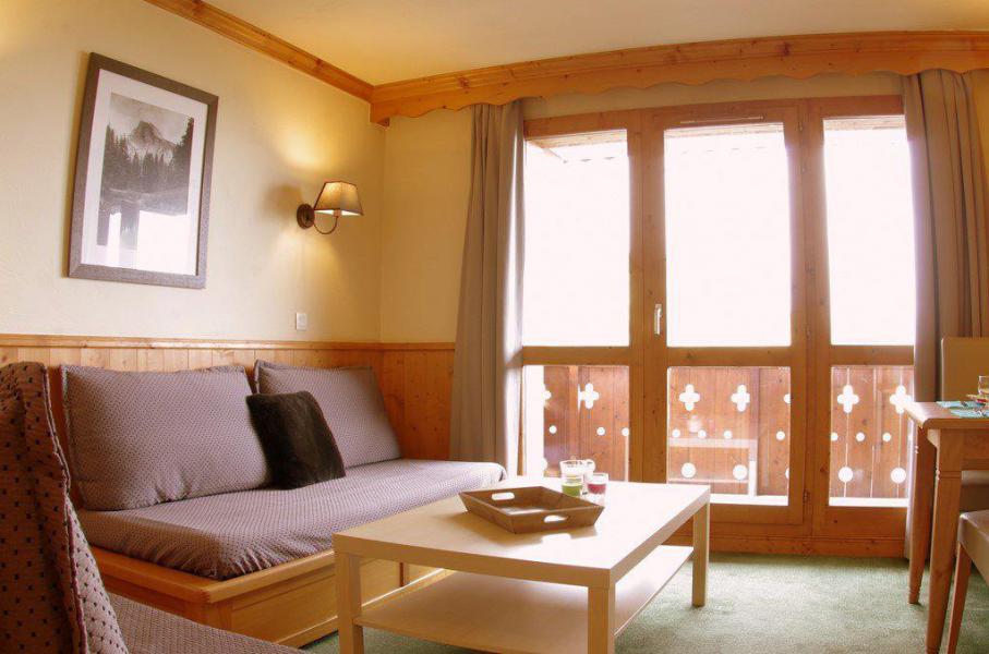 Ski verhuur Appartement 2 kamers 5 personen (GL321) - Résidence la Valériane - Valmorel - Woonkamer