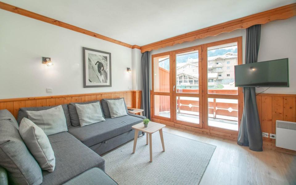 Ski verhuur Appartement 3 kamers 6 personen (GL344) - Résidence la Valériane - Valmorel - Woonkamer