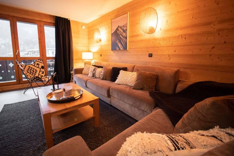 Ski verhuur Appartement duplex 5 kamers 10 personen (GL416) - Résidence la Valériane - Valmorel - Woonkamer