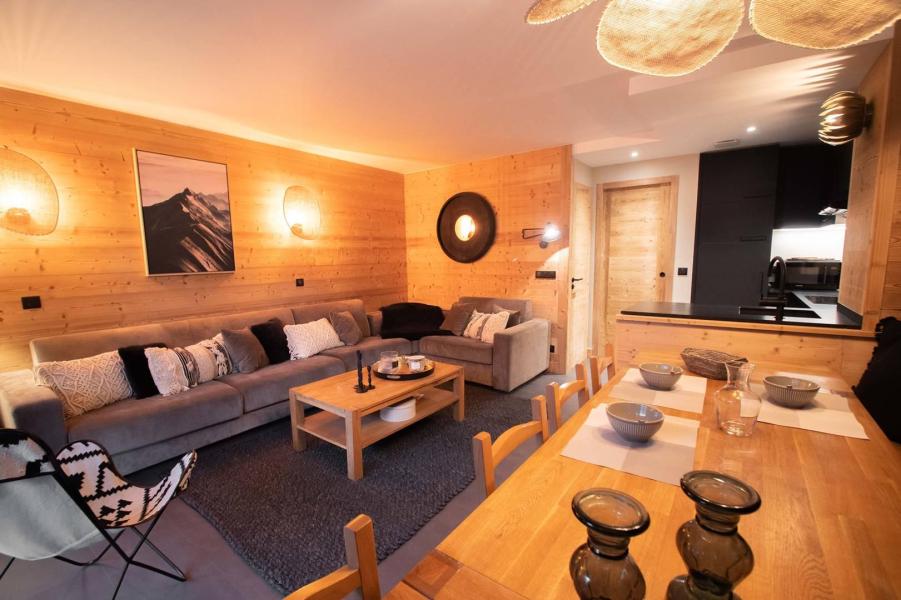 Ski verhuur Appartement duplex 5 kamers 10 personen (GL416) - Résidence la Valériane - Valmorel - Woonkamer