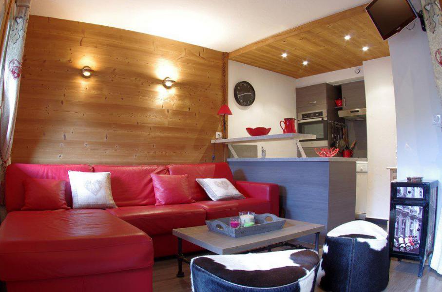 Ski verhuur Appartement duplex 3 kamers 6 personen (G375) - Résidence Lauzière-Dessous - Valmorel - Woonkamer