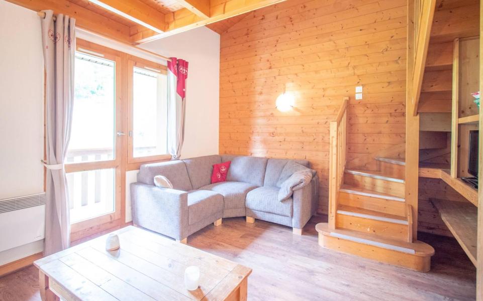 Rent in ski resort 5 room duplex apartment 9 people (G234) - Résidence Lauzière-Dessus - Valmorel - Living room