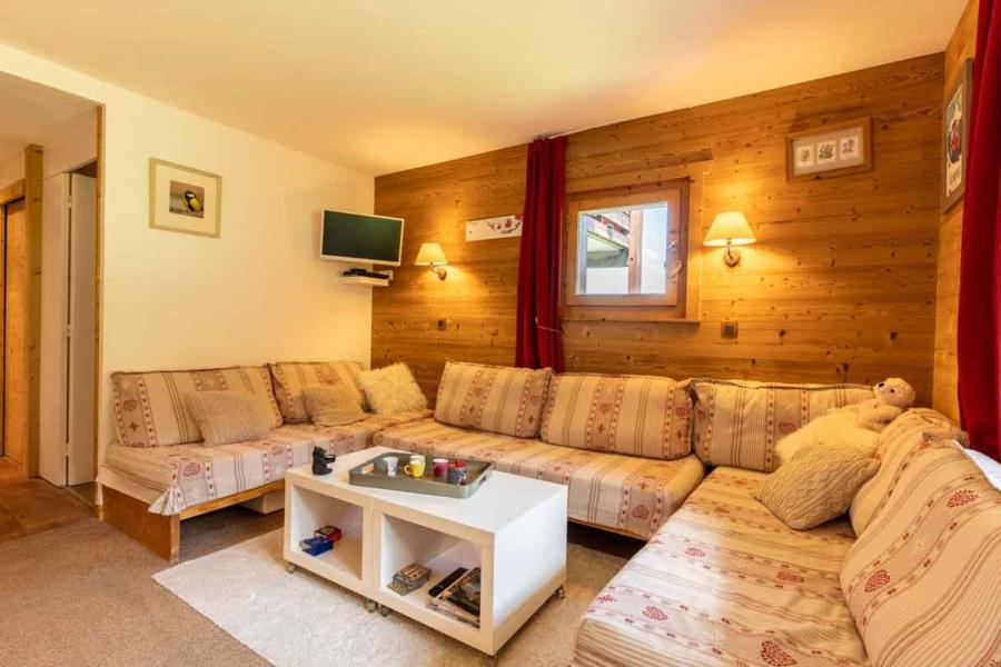 Ski verhuur Appartement 2 kamers 5 personen (G481) - Résidence Lauzière-Dessus - Valmorel - Woonkamer