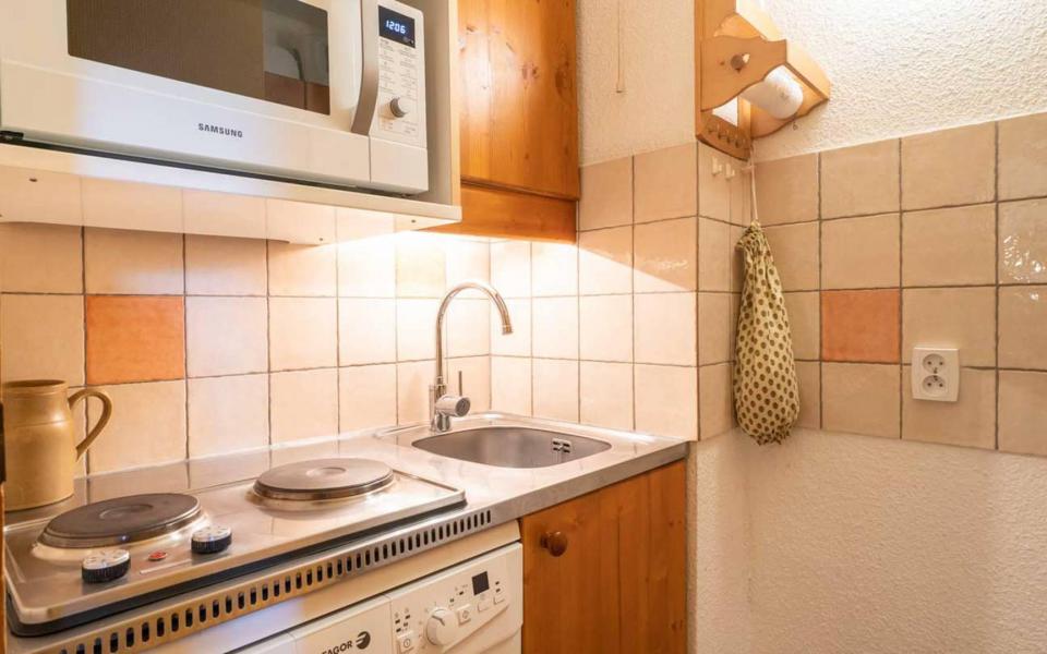 Alquiler al esquí Estudio para 4 personas (G120) - Résidence Lauzière-Dessus - Valmorel - Kitchenette