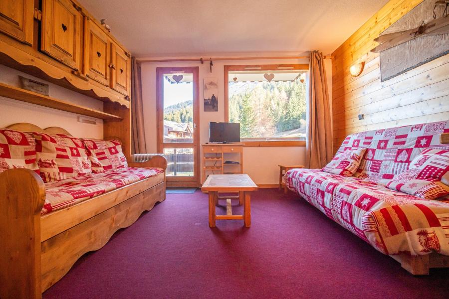 Skiverleih Studio für 3 Personen (C33) - Résidence le Cheval Blanc - Valmorel - Wohnzimmer