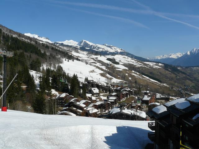Location au ski Studio cabine 4 personnes (025) - Résidence le Cristallin - Valmorel - Extérieur hiver