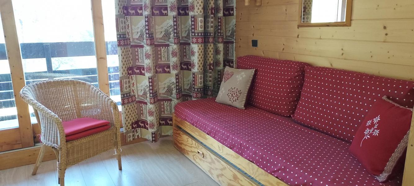 Rent in ski resort Studio 2 people (040) - Résidence le Cristallin - Valmorel - Living room