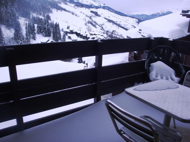 Location au ski Studio cabine 4 personnes (025) - Résidence le Cristallin - Valmorel - Terrasse