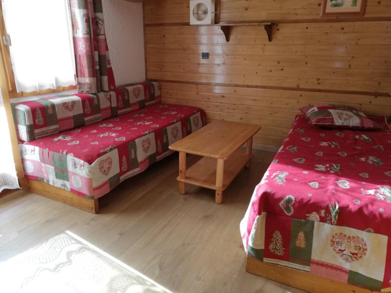 Rent in ski resort Studio 4 people (017) - Résidence le Gollet - Valmorel - Living room