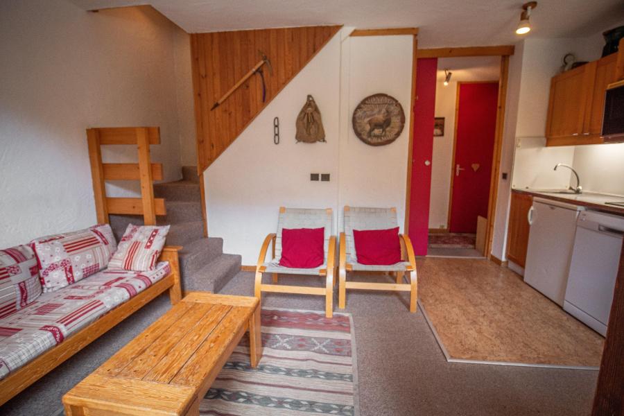 Skiverleih 4-Zimmer-Appartment für 6 Personen (042) - Résidence le Morel - Valmorel - Wohnzimmer