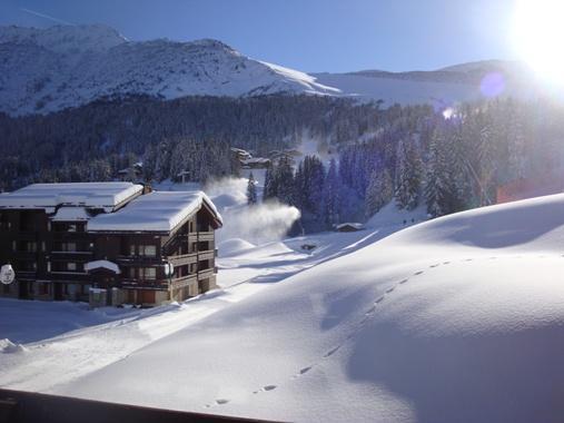 Skiverleih 2-Zimmer-Appartment für 4 Personen (005) - Résidence le Mucillon - Valmorel - Terrasse