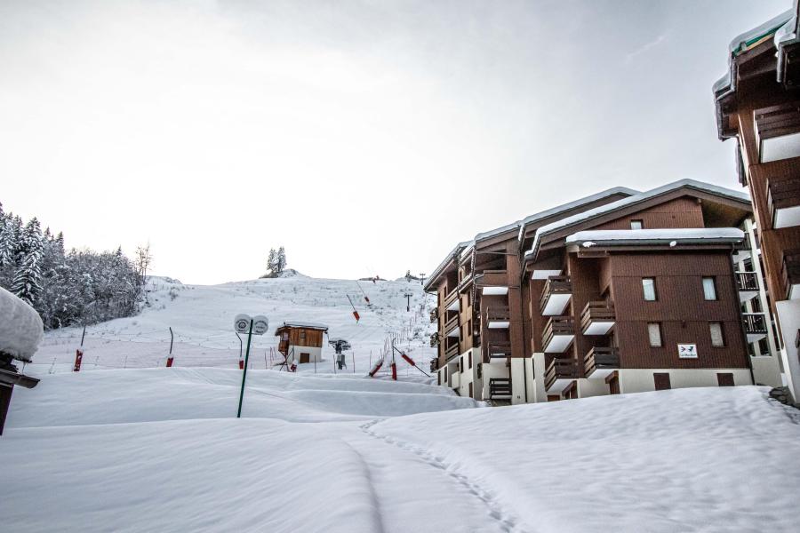 Location au ski Appartement duplex 3 pièces 6 personnes (028) - Résidence le Mucillon - Valmorel - Extérieur hiver