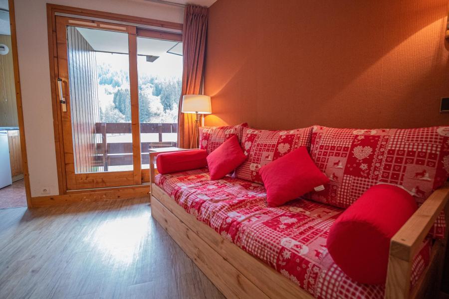 Ski verhuur Appartement 3 kamers 6 personen (021) - Résidence le Mucillon - Valmorel - Woonkamer