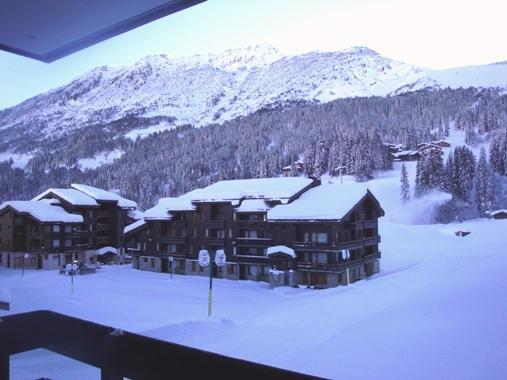 Ski verhuur Studio 2 personen (004) - Résidence le Mucillon - Valmorel - Terras