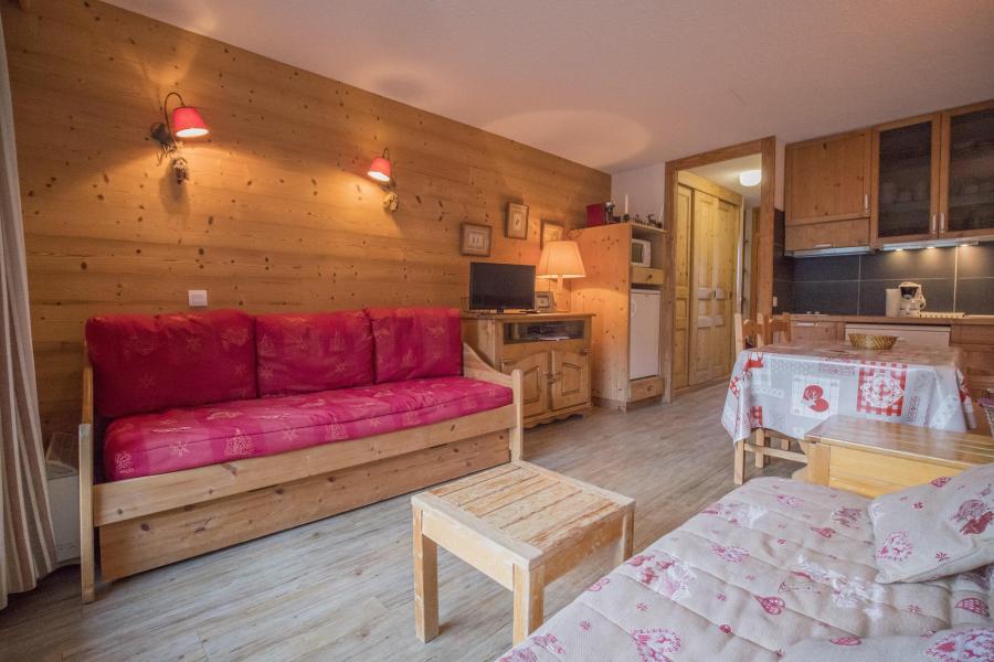 Skiverleih 2-Zimmer-Appartment für 4 Personen (029) - Résidence le Pierrafort - Valmorel - Wohnzimmer