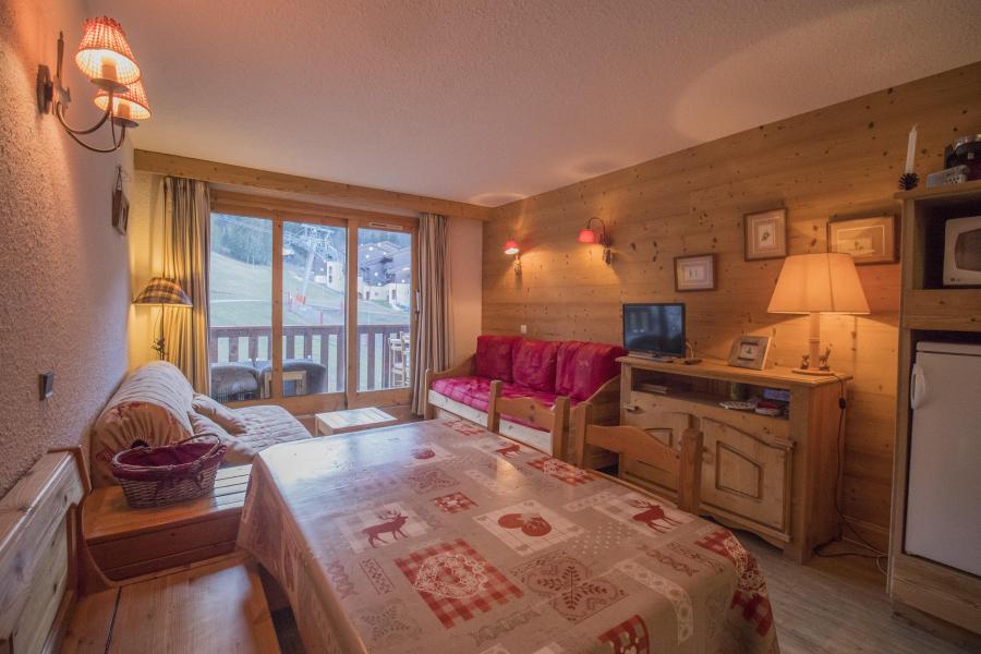 Skiverleih 2-Zimmer-Appartment für 4 Personen (029) - Résidence le Pierrafort - Valmorel - Wohnzimmer