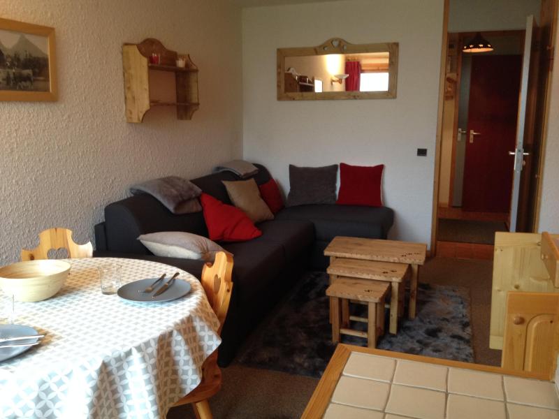 Skiverleih 2-Zimmer-Appartment für 5 Personen (011) - Résidence le Pierrafort - Valmorel - Wohnzimmer