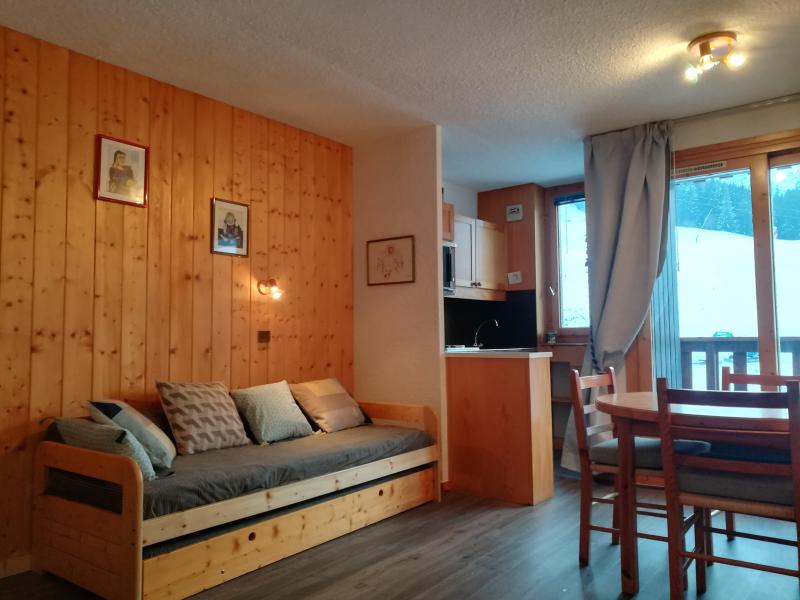 Skiverleih 2-Zimmer-Appartment für 5 Personen (041) - Résidence le Pierrafort - Valmorel - Wohnzimmer