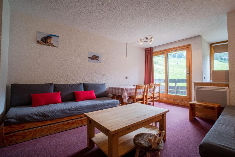 Wynajem na narty Apartament 2 pokojowy 5 osób (023) - Résidence le Pierrafort - Valmorel - Pokój gościnny