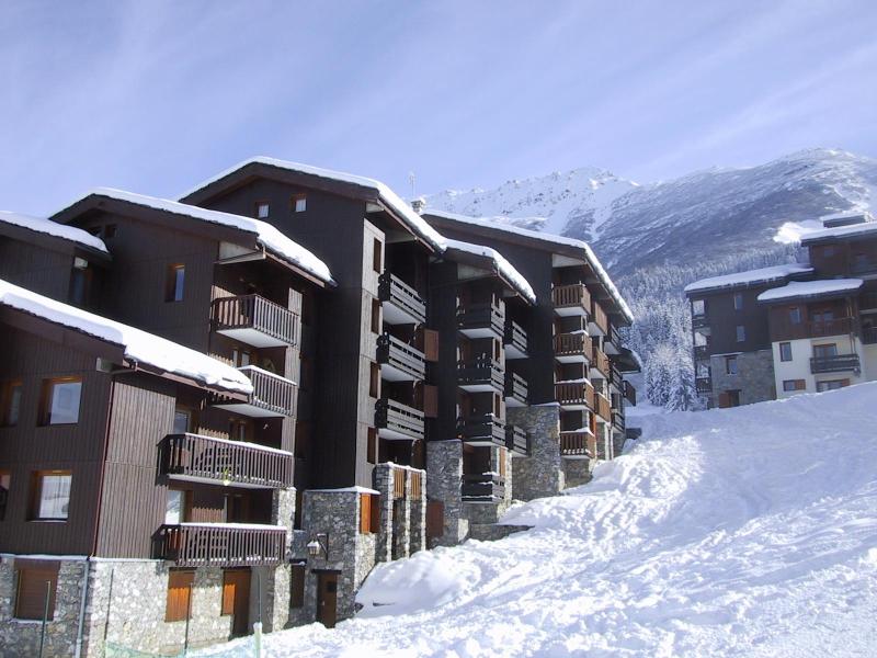 Location au ski Studio 4 personnes (006) - Résidence le Pierrer - Valmorel - Extérieur hiver