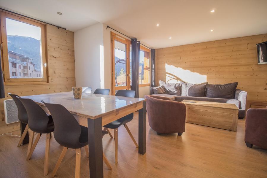 Ski verhuur Appartement 3 kamers 6 personen (43-44) - Résidence le Pierrer - Valmorel - Woonkamer