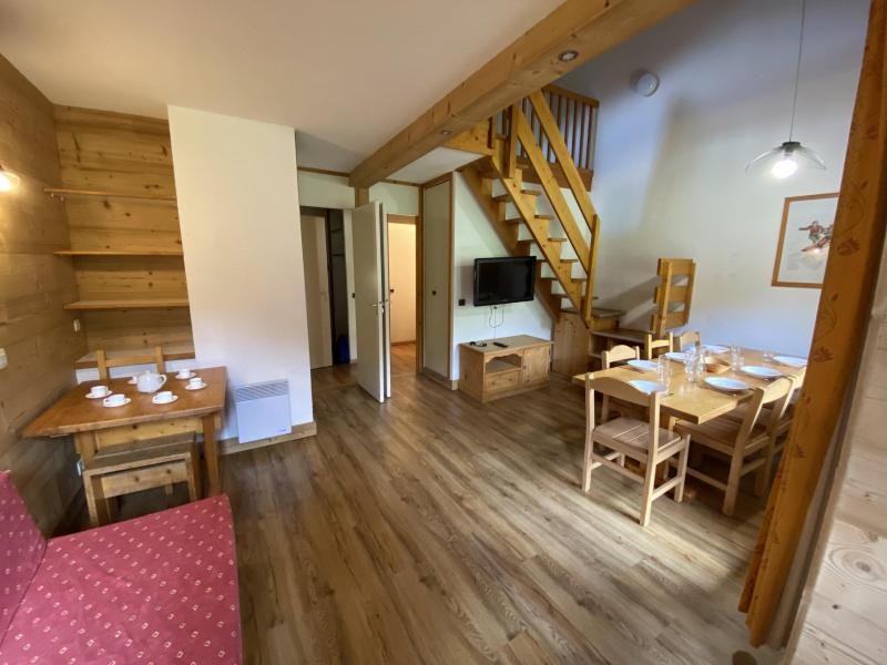 Skiverleih 3 Zimmer Maisonettewohnung für 8 Personen (072) - Résidence le Portail - Valmorel - Wohnzimmer