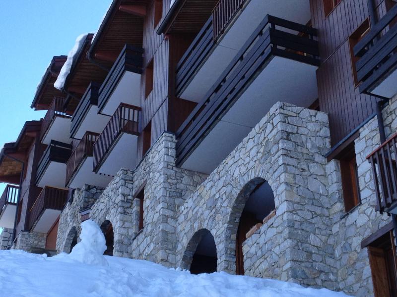 Rent in ski resort Studio 2 people (040) - Résidence le Portail - Valmorel - Winter outside
