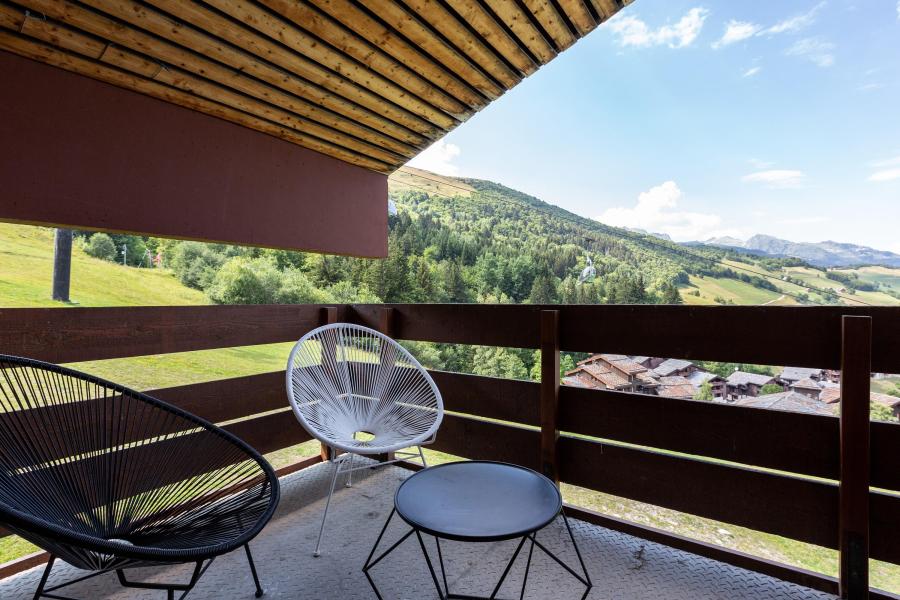 Ski verhuur Appartement 3 kabine kamers 6 personen (032-33) - Résidence le Portail - Valmorel - Balkon