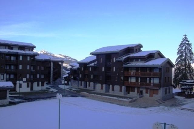 Location au ski Studio 4 personnes (031) - Résidence le Prariond - Valmorel - Extérieur hiver