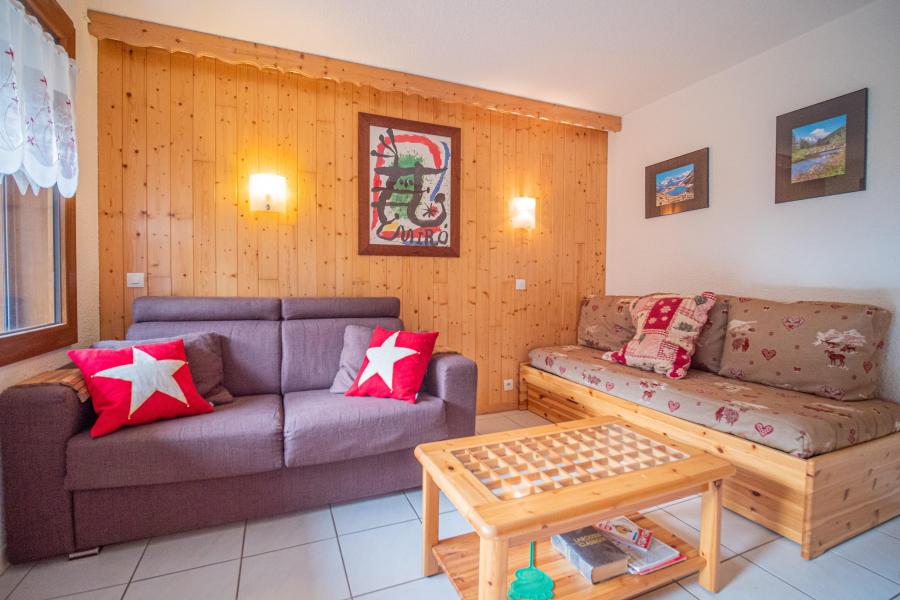 Ski verhuur Appartement 2 kamers 5 personen (008) - Résidence le Prariond - Valmorel - Woonkamer