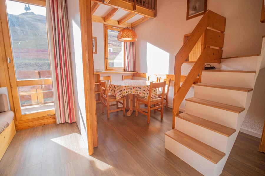 Skiverleih Wohnung 3 Mezzanine Zimmer 6 Leute (046) - Résidence le Prariond - Valmorel - Wohnzimmer