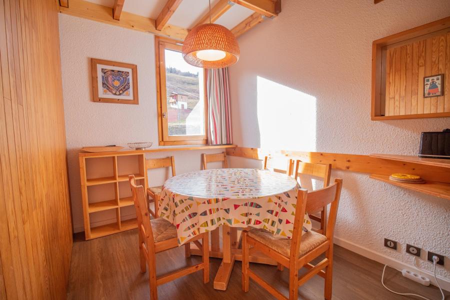 Skiverleih Wohnung 3 Mezzanine Zimmer 6 Leute (046) - Résidence le Prariond - Valmorel - Wohnzimmer