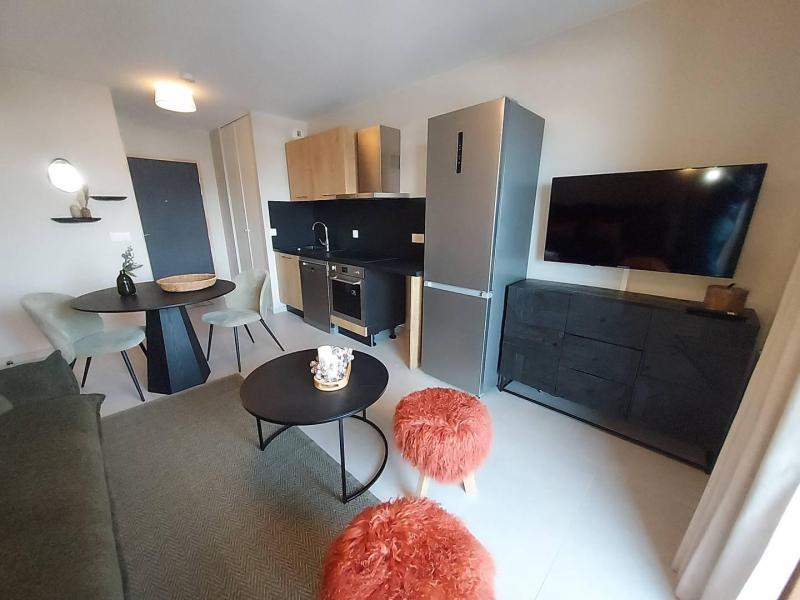 Skiverleih 2-Zimmer-Appartment für 4 Personen (ROC005PH) - Résidence Le Roc La Charmette - Valmorel - Wohnzimmer