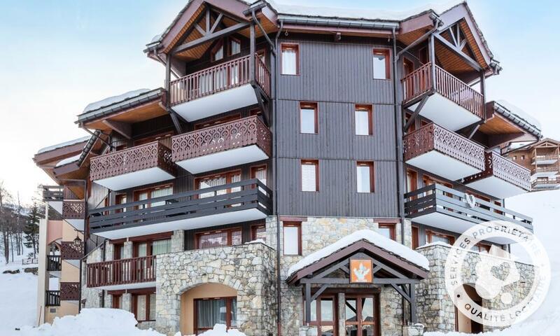 Location au ski Studio 4 personnes (Confort 27m²-1) - Résidence les Chalets de Valmorel - Maeva Home - Valmorel - Extérieur hiver