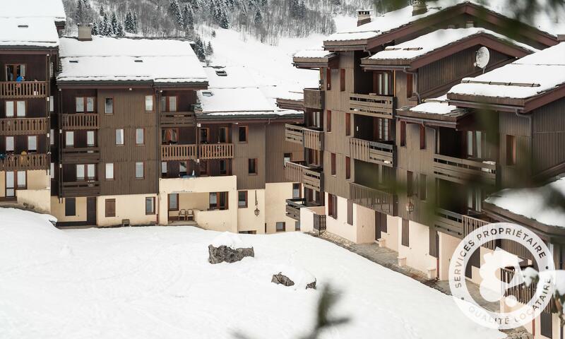 Skiverleih Studio für 4 Personen (Confort 28m²-1) - Résidence les Chalets de Valmorel - MH - Valmorel - Draußen im Winter