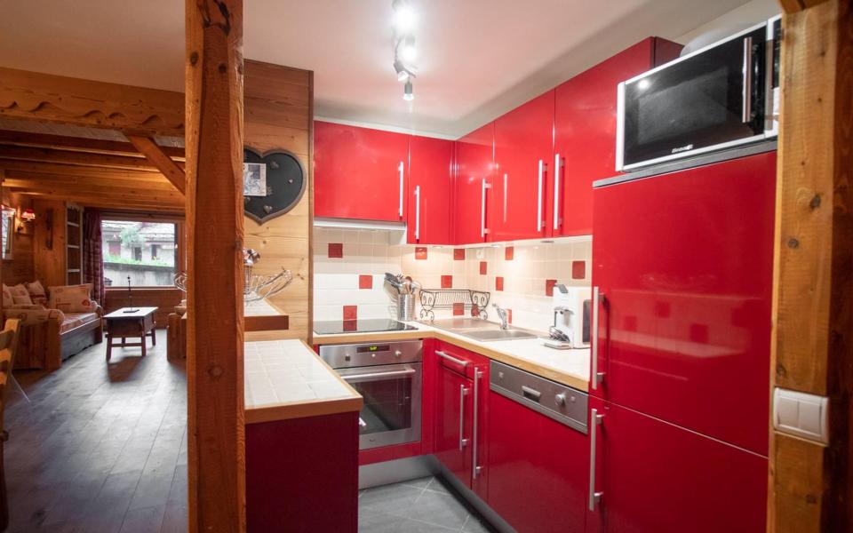 Ski verhuur Appartement 4 kamers 8 personen (G396) - Résidence les Jardins d'Hiver - Valmorel - Keuken