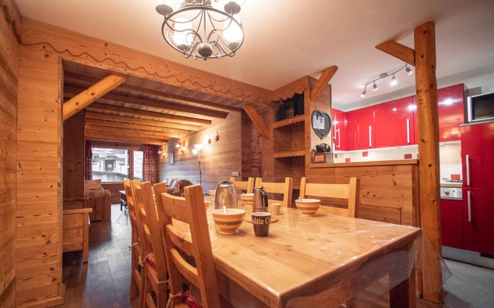 Ski verhuur Appartement 4 kamers 8 personen (G396) - Résidence les Jardins d'Hiver - Valmorel - Woonkamer