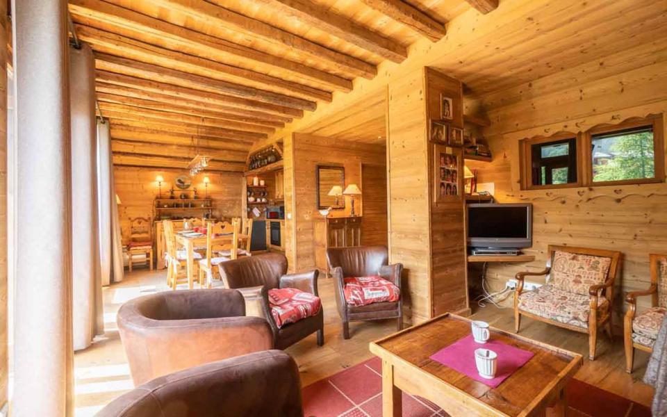 Ski verhuur Appartement 4 kamers 8 personen (GL147) - Résidence les Jardins d'Hiver - Valmorel - Woonkamer