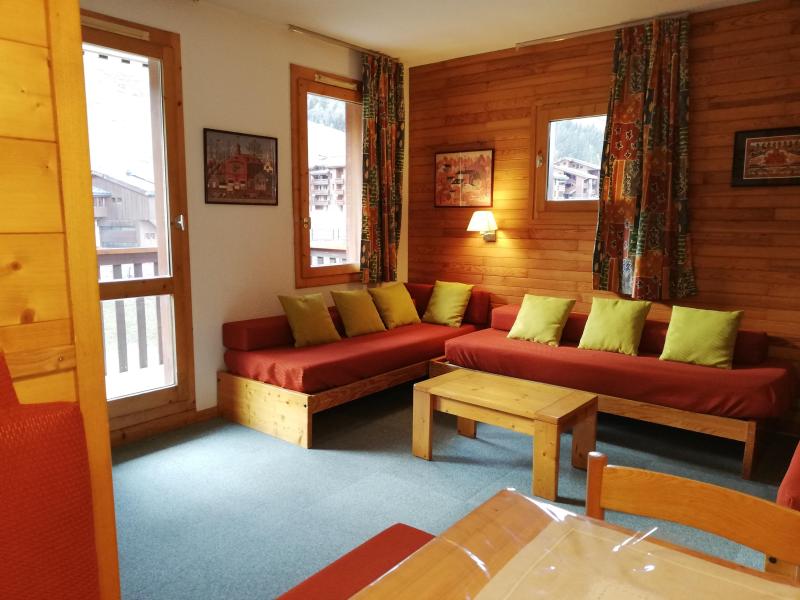 Skiverleih 2-Zimmer-Appartment für 5 Personen (055) - Résidence les Lauzes - Valmorel - Wohnzimmer