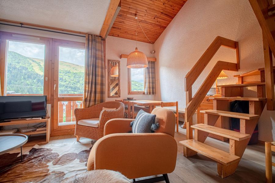 Location au ski Appartement 3 pièces 7 personnes (055) - Résidence les Pierres Plates - Valmorel - Séjour